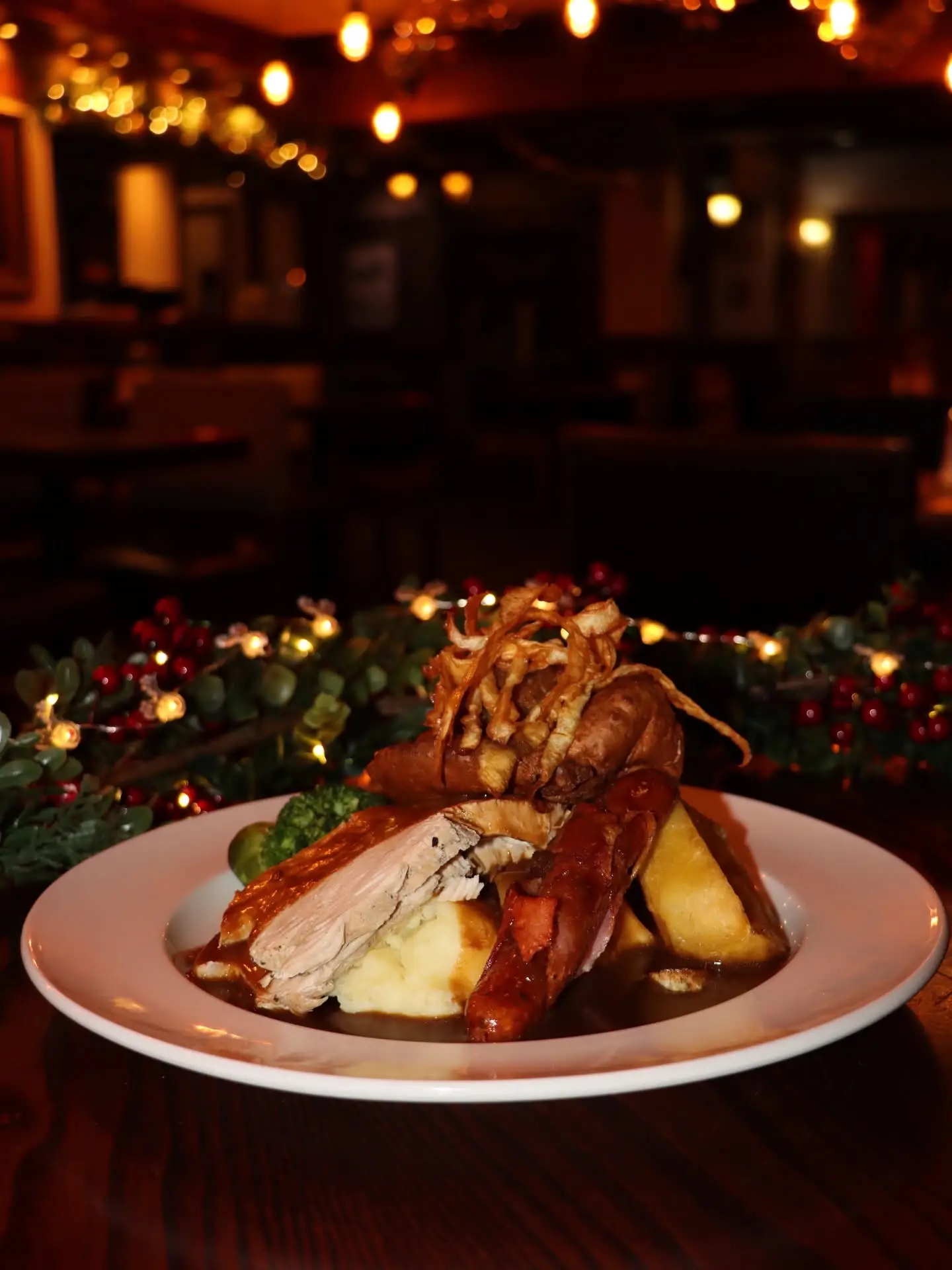 Festive children's menu at The Gamekeeper Scotter