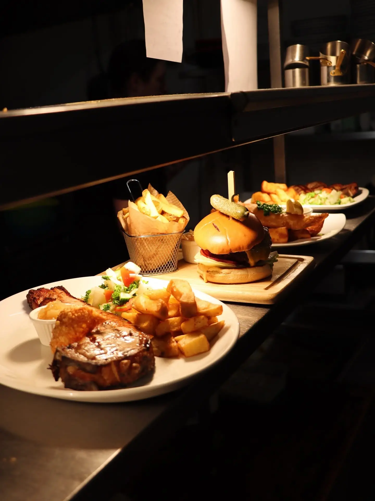 Main menu food at The Gamekeeper Scotter