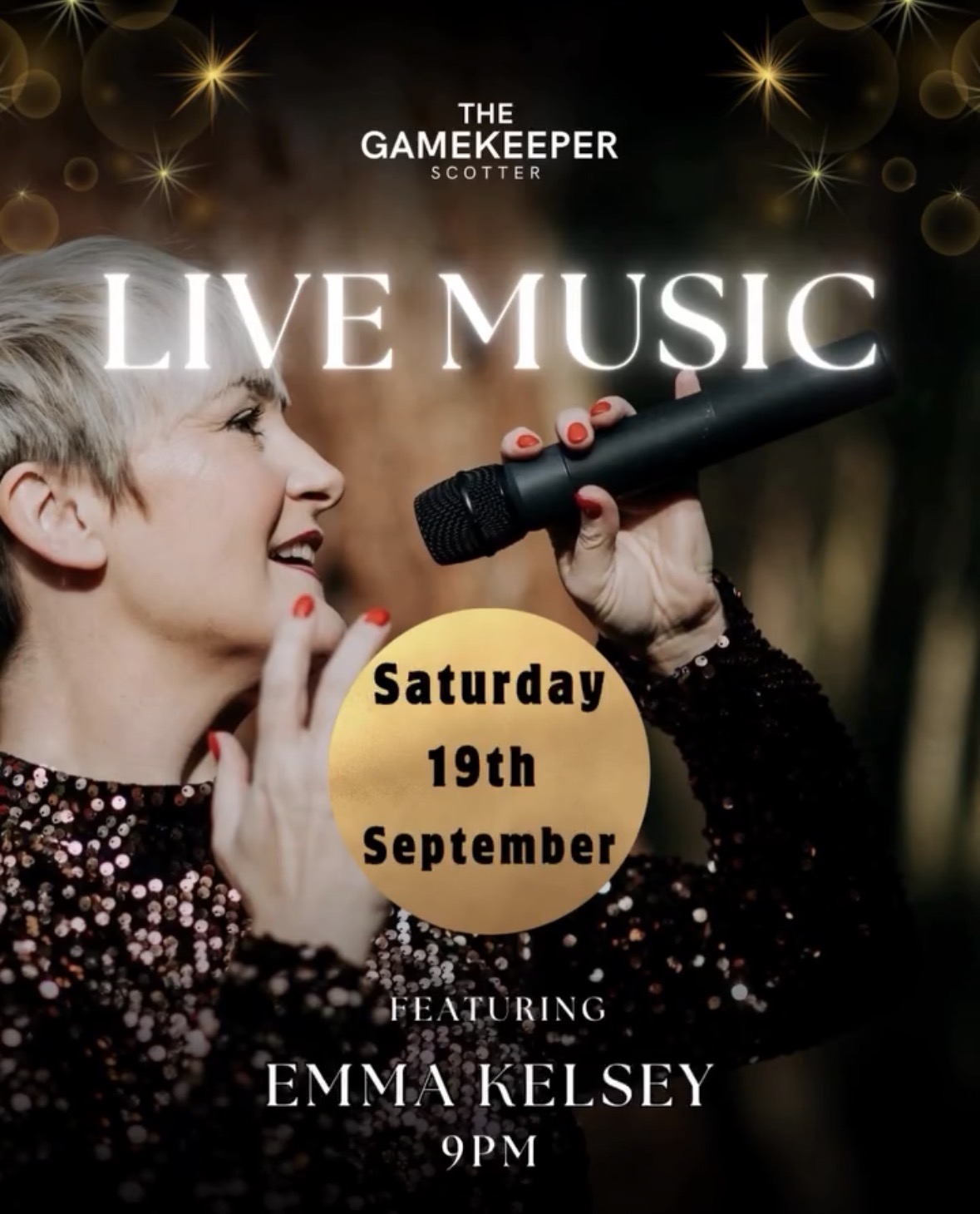 Live music night at The Gamekeeper Scotter